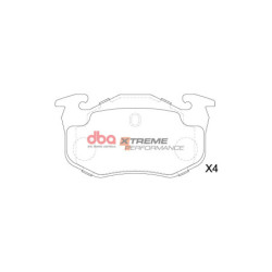 Renault 19 Plaquettes de frein DBA Xtreme Performance Arrière 1992 1996 DB1301XP