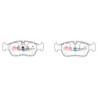 Bmw 3 Series (E36) 316 Plaquettes de frein DBA Ceramic Avant 1991 2000 DB1224SS