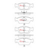 Bmw 3 Series (E36) 316 Plaquettes de frein DBA Race Performance Avant 1991 2000 DB1224RP