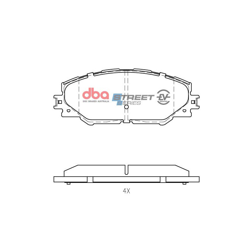 Toyota Auris Pièce de freinage DBA Avant 2012 2018 DB1801SSEV
