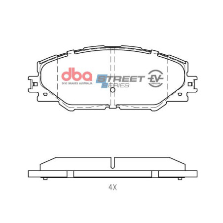 Toyota Auris Pièce de freinage DBA Avant 2012 2018 DB1801SSEV