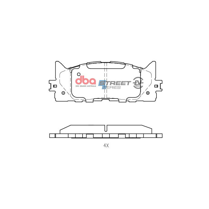 Toyota Aurion Pièce de freinage DBA Avant 2006 DB1800SSEV