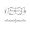 Toyota Aurion Pièce de freinage DBA Avant 2006 DB1800SSEV