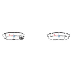 Subaru BRZ Plaquettes de frein DBA Ceramic Arrière 2012 2022 DB1789SS
