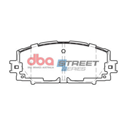 Daihatsu Charade Plaquettes de frein DBA Ceramic Avant 2011 2013 DB1785SS