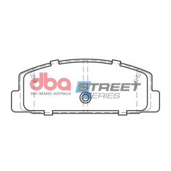 Daihatsu Charade Plaquettes de frein DBA Ceramic Arrière 1996 1998 DB1760SS