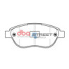 Citroen Berlingo Multispace Plaquettes de frein DBA Ceramic Avant 2005 2008 DB1758SS