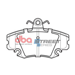 Dacia Logan Plaquettes de frein DBA Ceramic Avant 2009 2012 DB1711SS