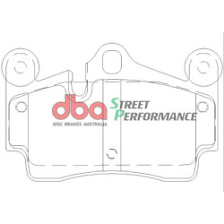 Audi Q7 4L Plaquettes de frein DBA Street Performance Arrière 2010 2015 DB1677SP