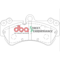 Porsche Cayenne (9PA) Plaquettes de frein DBA Street Performance Avant 2008 2010 DB1676SP