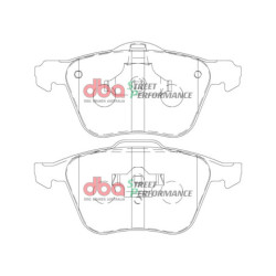 Volvo S60 (Mk1) Plaquettes de frein DBA Street Performance Avant 2000 2010 DB1658SP