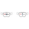 Bmw 3 Series (E46) 330 Plaquettes de frein DBA Ceramic Avant 1999 2005 DB1522SS