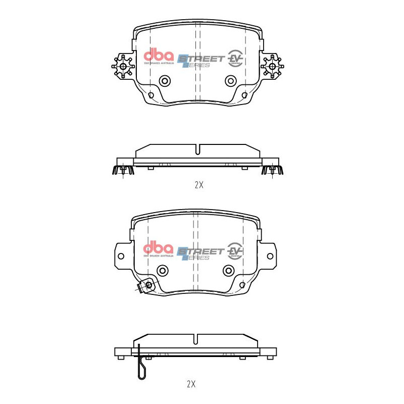 Tesla Model Y Pièce de freinage DBA Arrière DB15161SSEV