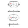 Tesla Model Y Pièce de freinage DBA Arrière DB15161SSEV