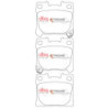Toyota Yaris GR Plaquettes de frein DBA Xtreme Performance Arrière DB15148XP