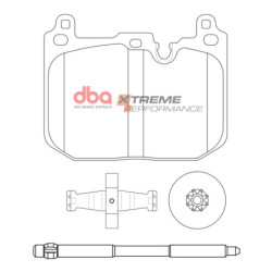 Bmw 1 Series (F40) 116 Plaquettes de frein DBA Xtreme Performance Avant 2019 DB15131XP
