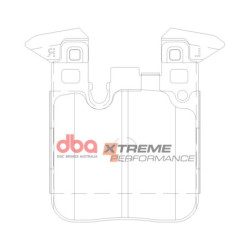 Bmw 1 Series (F20) M135 Plaquettes de frein DBA Xtreme Performance Arrière 2012 2017 DB15127XP