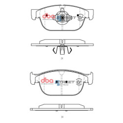 Volvo S60 (Mk3) B4 Pièce de freinage DBA Avant 2020 DB15116SSEV