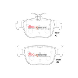 Audi A3 8Y Plaquettes de frein DBA Xtreme Performance Arrière 2020 2022 DB15092XP