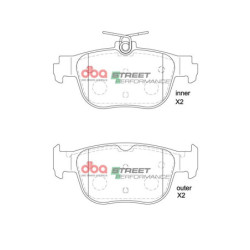 Audi A3 8Y Plaquettes de frein DBA Street Performance Arrière 2020 2022 DB15092SP