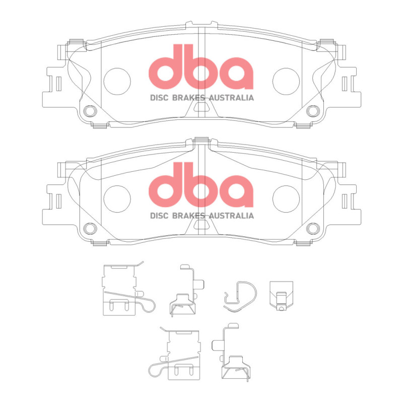 Toyota Landcruiser 250 series Plaquettes de frein DBA Street Performance Arrière 2024 DB15078SP
