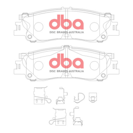 Toyota Landcruiser 250 series Plaquettes de frein DBA Street Performance Arrière 2024 DB15078SP