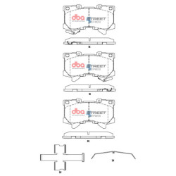 Toyota Landcruiser 250 series Pièce de freinage DBA Avant 2024 DB15077SS