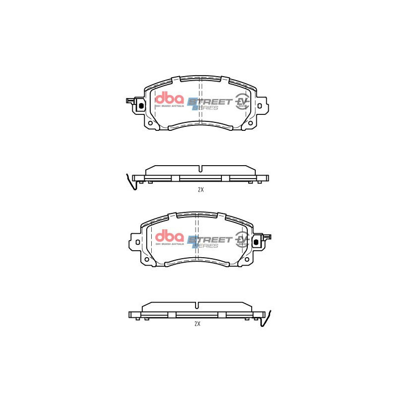 Subaru Impreza Pièce de freinage DBA Avant 2018 DB15042SSEV
