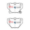 Toyota Celica ZZT230 Plaquettes de frein DBA Ceramic Arrière 1999 2002 DB1429SS