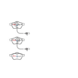 Audi A4 B6 Plaquettes de frein DBA Ceramic Avant 2001 2004 DB1427SS