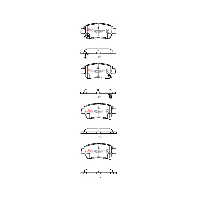 Toyota Celica ZZT230 Pièce de freinage DBA Avant 1999 2002 DB1422SSEV