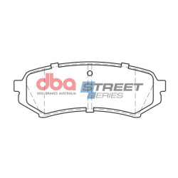 Toyota Landcruiser HDJ100 Plaquettes de frein DBA Ceramic Arrière 1998 2007 DB1383SS