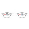 Bmw 3 Series (E46) 330 Plaquettes de frein DBA Ceramic Avant 2000 2005 DB1364SS