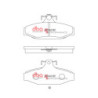 Plaquettes de frein DBA Race Performance DB1354RP