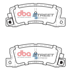 Toyota Corolla AE102 Plaquettes de frein DBA Ceramic Arrière 1993 1997 DB422SS