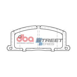 Toyota Camry CV10R Plaquettes de frein DBA Ceramic Avant 1984 1986 DB308SS