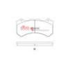 Cadillac ATS V Plaquettes de frein DBA Race Performance Avant 2016 2019 DB2375RP