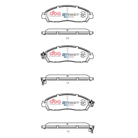 Nissan Leaf Pièce de freinage DBA Avant 2017 DB2374SSEV