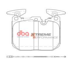 Bmw 1 Series (F20) M135 Plaquettes de frein DBA Xtreme Performance Avant 2012 2017 DB2299XP