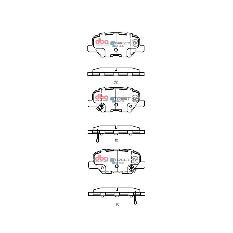 Citroen C4 Aircross Pièce de freinage DBA Arrière 2012 2018 DB2294SSEV