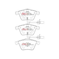 Audi A6 C5 Plaquettes de frein DBA Xtreme Performance Avant 2000 2005 DB2210XP