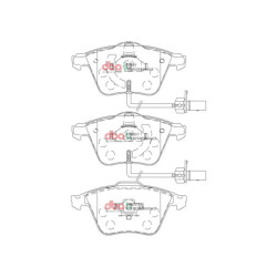 Audi A6 C5 Plaquettes de frein DBA Street Performance Avant 2000 2005 DB2210SP