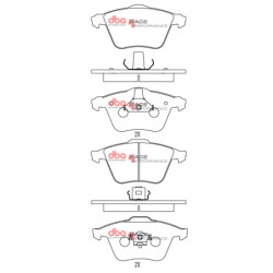 Audi A6 C5 Plaquettes de frein DBA Race Performance Avant 2000 2005 DB2210RP
