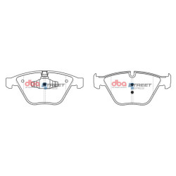 Bmw 1 Series (E81) 120 Plaquettes de frein DBA Ceramic Avant 2007 2010 DB2194SS