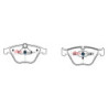 Bmw 3 Series (E90) 320 Plaquettes de frein DBA Ceramic Avant 2010 2012 DB2187SS