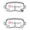 Chrysler Grand Voyager Plaquettes de frein DBA Ceramic Arrière 2008 2016 DB2152SS