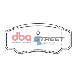 Citroen Jumper (Q14) Plaquettes de frein DBA Semi metallic Arrière 2001 2006 DB2046SS