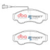 Citroen Jumper (Q14) Plaquettes de frein DBA Semi metallic Avant 2002 2006 DB2045SS