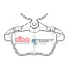 Alfa Romeo 156 Plaquettes de frein DBA Ceramic Arrière 1997 2001 DB2038SS
