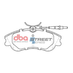 Citroen Berlingo Plaquettes de frein DBA Ceramic Avant 1996 2008 DB2015SS